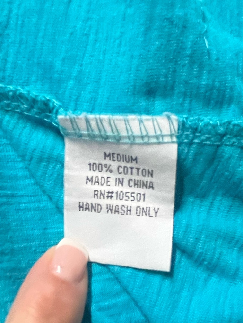 Double S Ranch Turquoise T-shirt, M - Picture 8 of 8